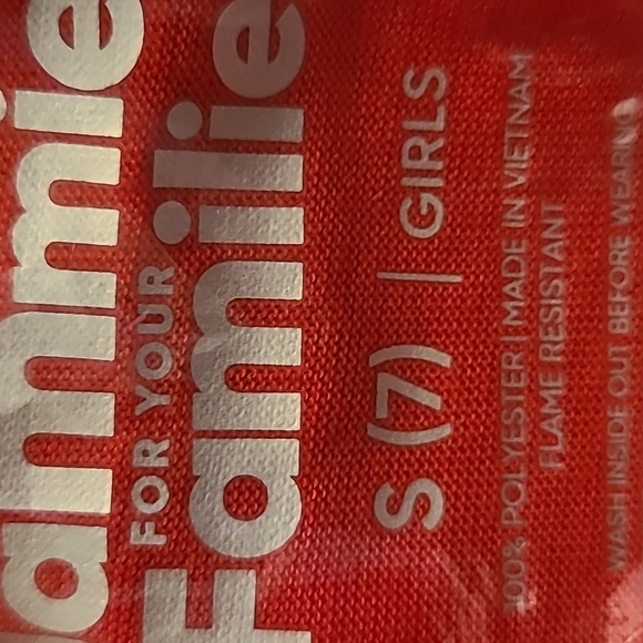 JAMMIES FOR FAMILIES GIRLS 2 PIECE "FUN LOVE FAMILY TOGETHER " SIZE SMALL 7 - Picture 6 of 12